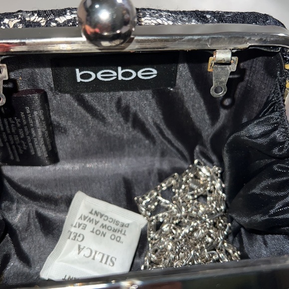 Bebe lace & sequin mini clutch - Picture 3 of 4